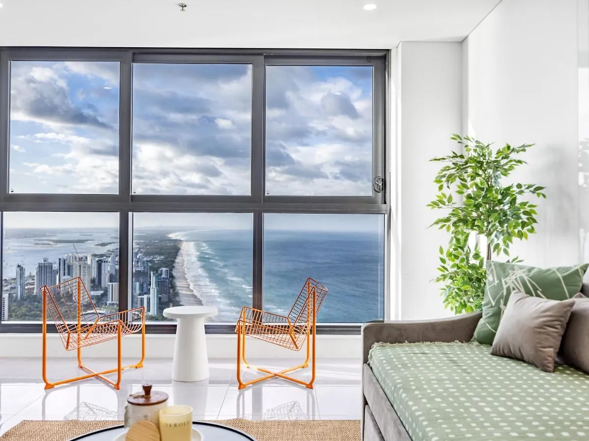 Views From Cloud 1 Min To Beach 2Br Apt Pool Gym Gold Coast Daire