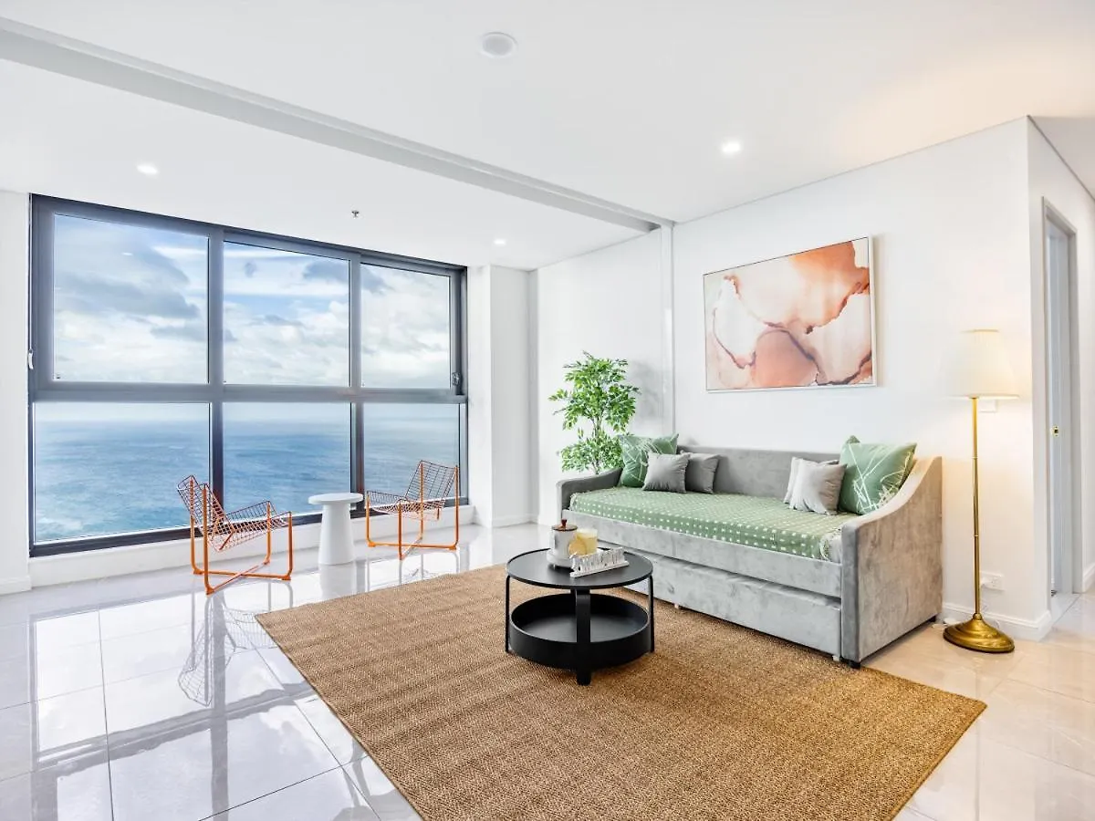 Views From Cloud 1 Min To Beach 2Br Apt Pool Gym 골드코스트 0*,  오스트레일리아